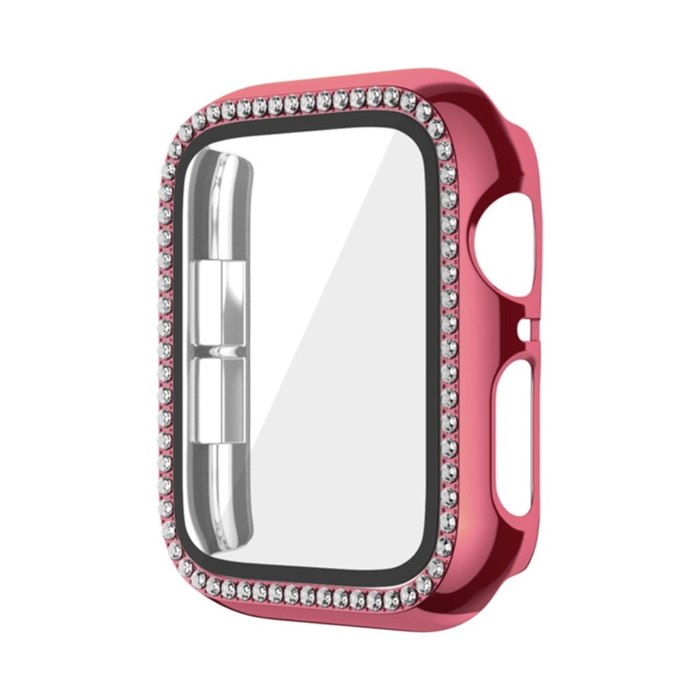 Vildt Godt Rhinsten Og Glas Universal Rem passer til Apple Smartwatch - Pink#serie_4