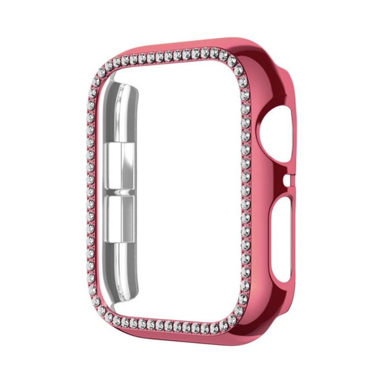 Smuk Rhinsten Og Glas Universal Rem passer til Apple Smartwatch - Pink#serie_3