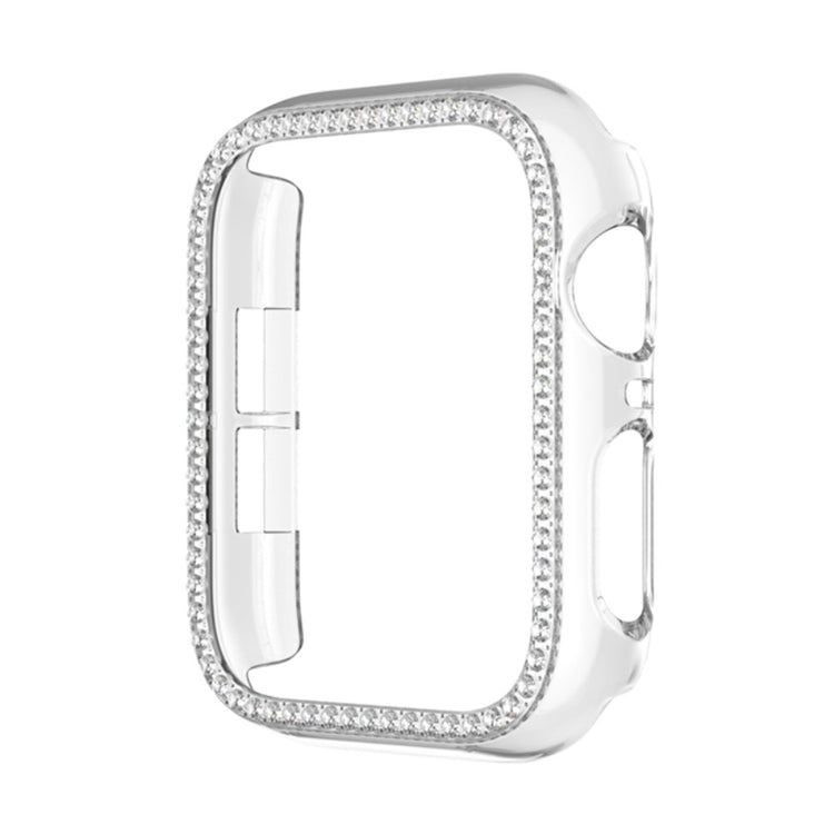 Smuk Rhinsten Og Glas Universal Rem passer til Apple Smartwatch - Gennemsigtig#serie_4