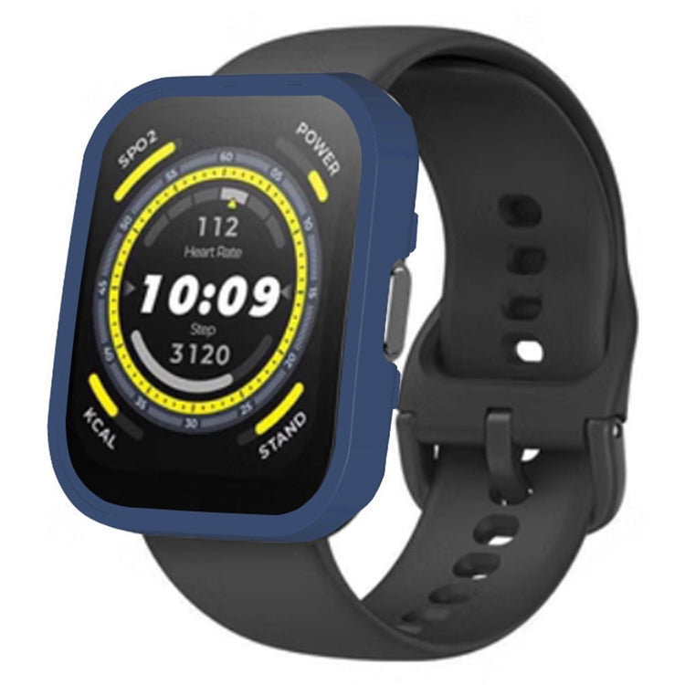 Rigtigt Fed Silikone Cover passer til Amazfit Bip 5 - Blå#serie_5