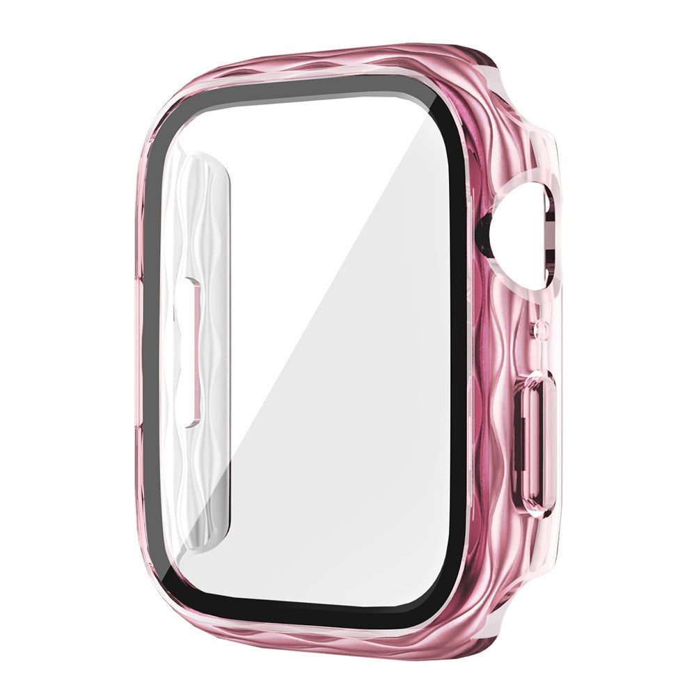 Remarkably Stylish Apple Smartwatch Universel Cover with Screen Protector in Glass - Pink#serie_3