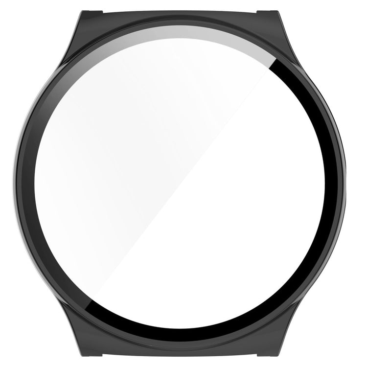 Haylou Solar Lite (R001) Hard Bump resistant Watch Frame Cover with Tempered Glass Screen Film - Black - Black#serie_1