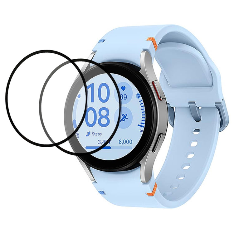 2-pack Samsung Galaxy Watch FE 40mm Tempered Glass Screen Protector Silk Printing Black Edge#serie_1