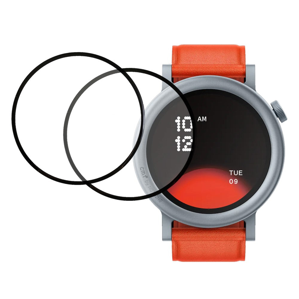 2-pack / Pack Nothing CMF Watch Pro 2 Soft Clear Watch Screen Protector (Black Edge)#serie_1