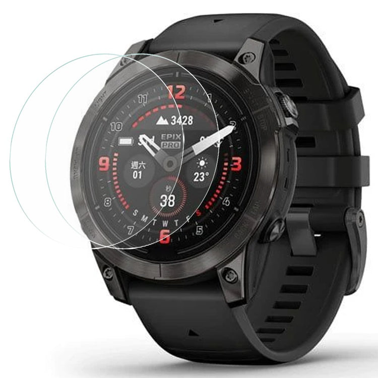 2-pack Garmin epix Pro (Gen 2) 47mm Tempered Glass Watch Screen Protector 2.5D Ultra Clear#serie_1