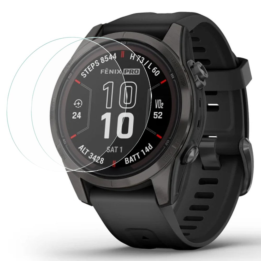2-pack Garmin Fenix 7S Pro Watch Screen Protector Tempered Glass Film 2.5D Arc Edge#serie_1