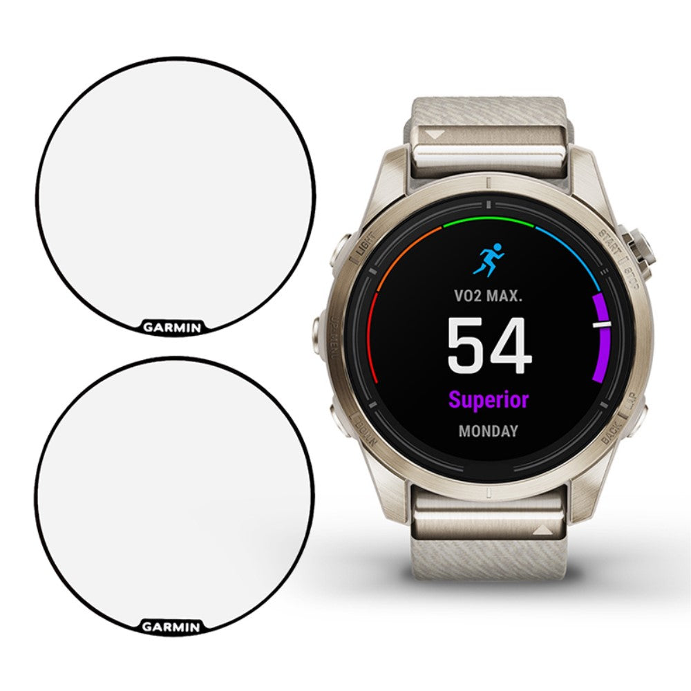 2-pack / Pack Garmin epix Pro (Gen 2) 42mm Screen Protector Pliable Watch Screen Film (Black Edge)#serie_1