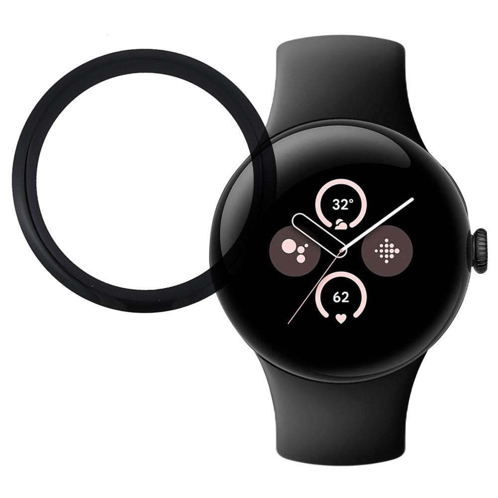 Google Pixel Watch 3 41mm Full Screen Protector Black Edge Soft Pliable Smartwatch Screen Film#serie_1