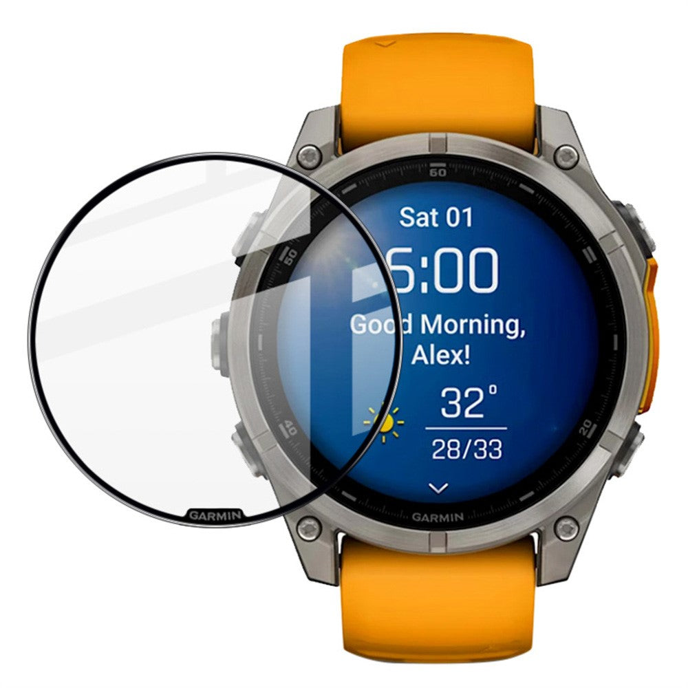 IMAK Garmin Fenix 8 47mm AMOLED / Fenix 8 MIP Solar Screen Protector Scratch Resistant Pliable Watch Film#serie_1