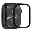 Fleksibel Cover med Skærmbeskytter i Glas og Silikone passer til Apple Watch Series 10 42mm