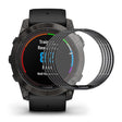 5stk Silikone 3D Kurvet Skærmbeskytter passer til Garmin Fenix 7X Pro