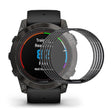 5stk Silikone 3D Kurvet Skærmbeskytter passer til Garmin Fenix 7X Pro