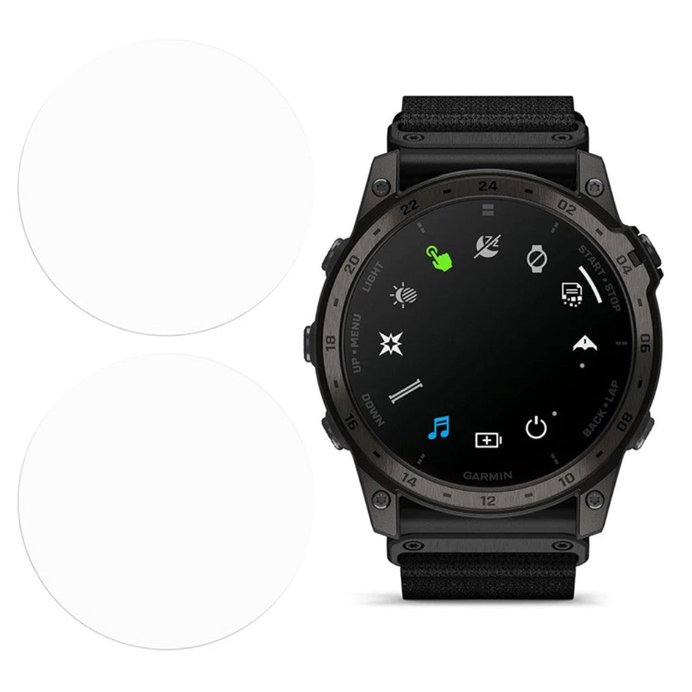 2stk Glas HD Skærmbeskytter passer til Garmin Tactix 7 - Gennemsigtig#serie_421