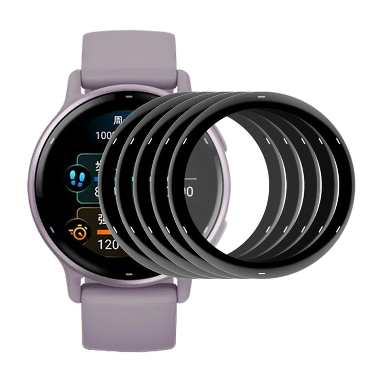 2stk Silikone HD Skærmbeskytter passer til Garmin Vivoactive 5 - Gennemsigtig#serie_423