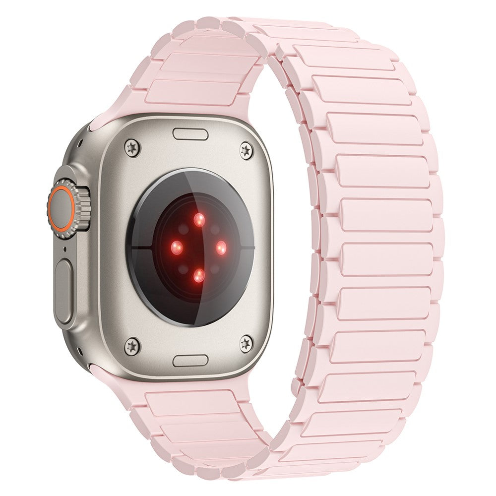 Helt Vildt Smuk Silikone Universal Rem passer til Apple Smartwatch - Pink#serie_2