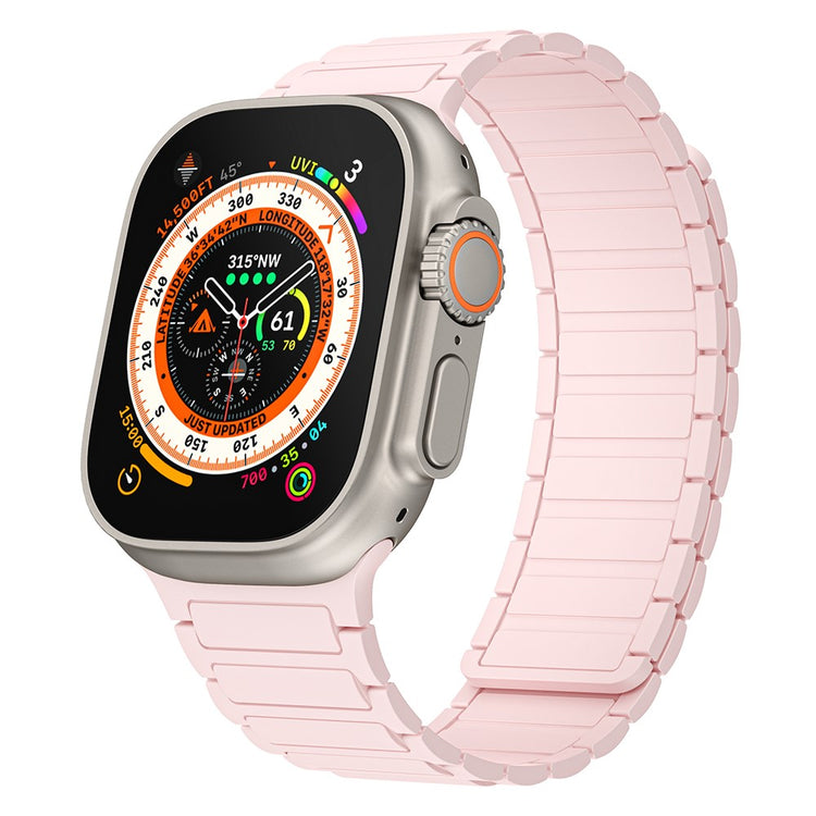 Helt Vildt Smuk Silikone Universal Rem passer til Apple Smartwatch - Pink#serie_2