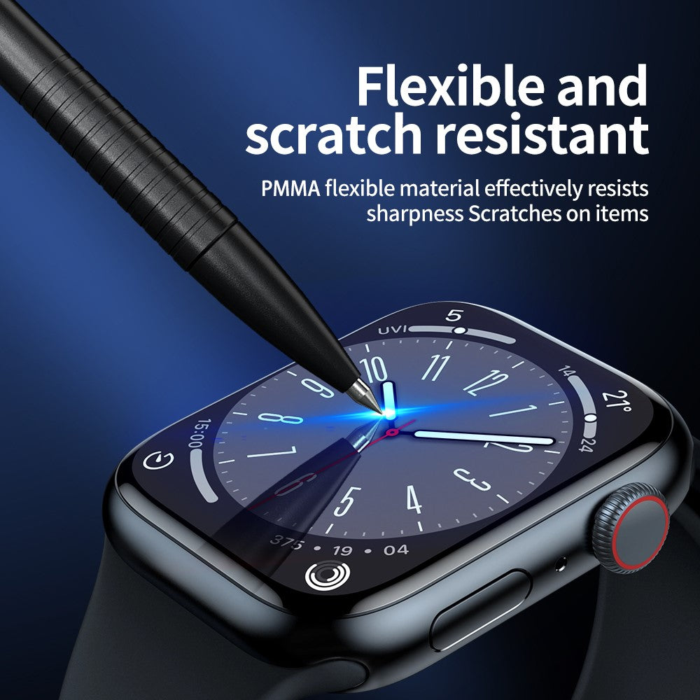 Meget Slidstærk Silikone Universal Rem passer til Apple Smartwatch - Gennemsigtig#serie_786