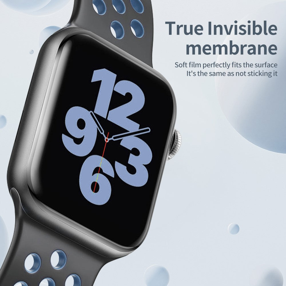 Meget Slidstærk Silikone Universal Rem passer til Apple Smartwatch - Gennemsigtig#serie_786