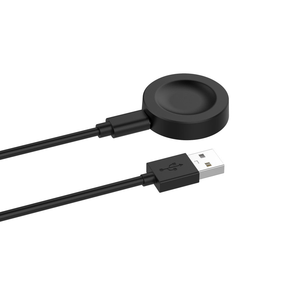 1m Silikone Magnetisk Ladestation passer til Smartwatch - Sort#serie_1