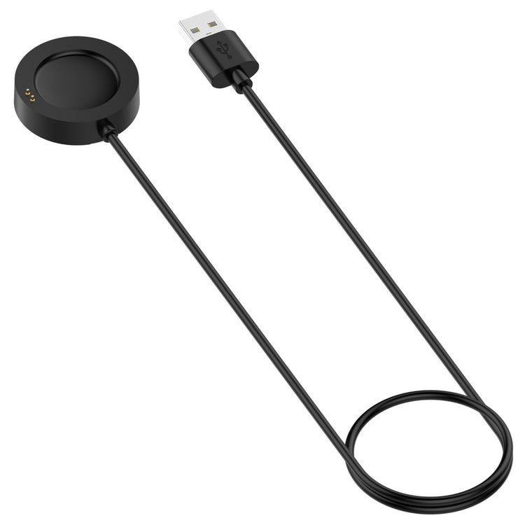 Silikone Magnetisk USB Kabel Til Opladnings Dock passer til Smartwatch - Sort#serie_1