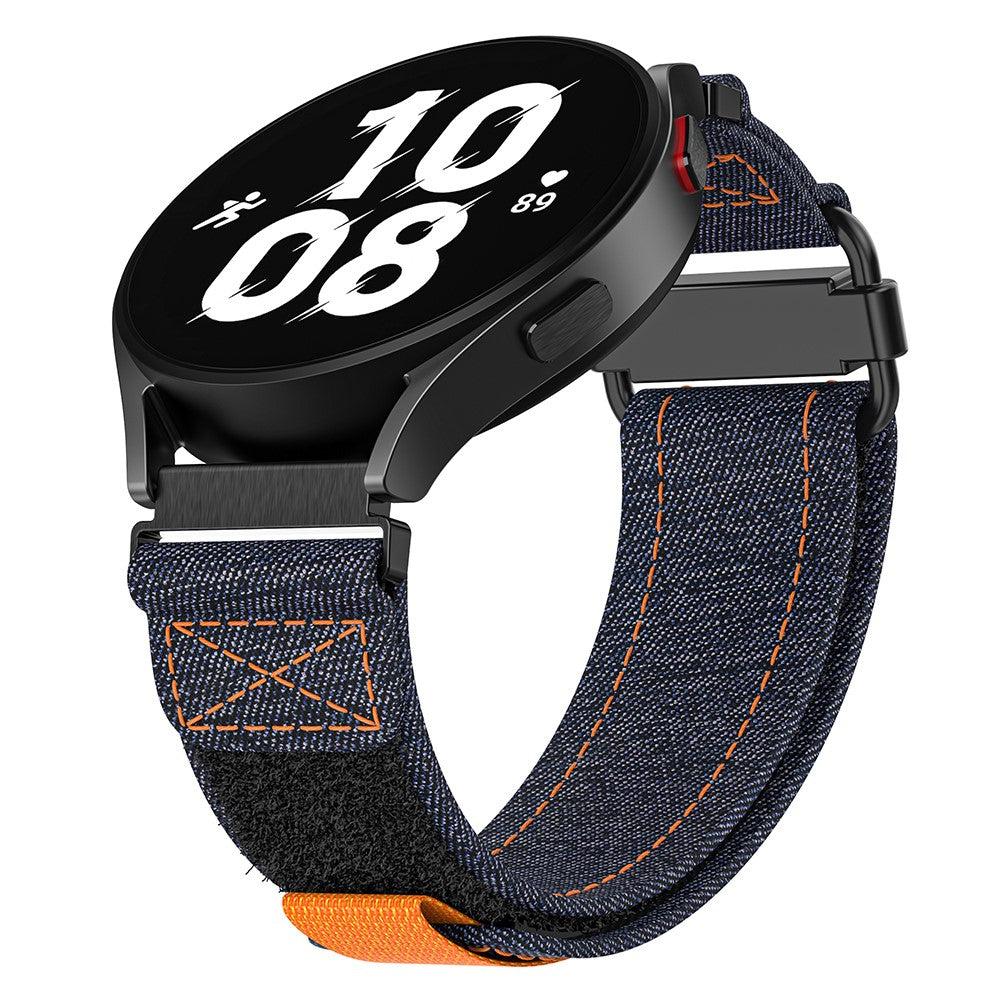 Supercool Nylon Universal Rem passer til Samsung Smartwatch - Sort#serie_2