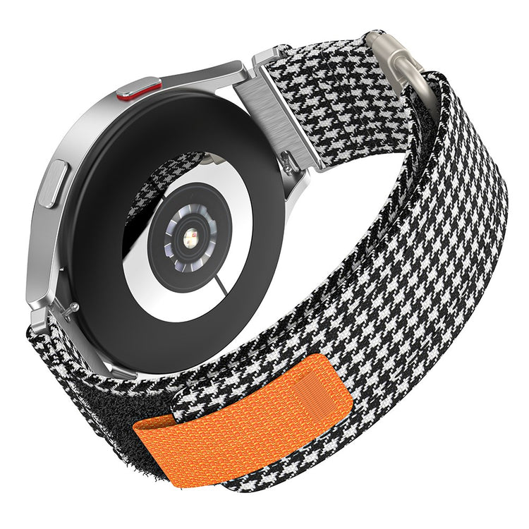 Supercool Nylon Universal Rem passer til Samsung Smartwatch - Sort#serie_3