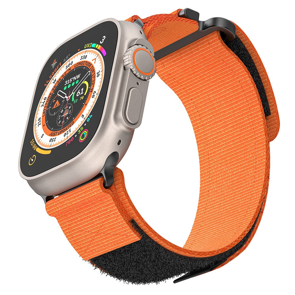 Helt Vildt Rart Nylon Universal Rem passer til Apple Smartwatch - Orange#serie_2