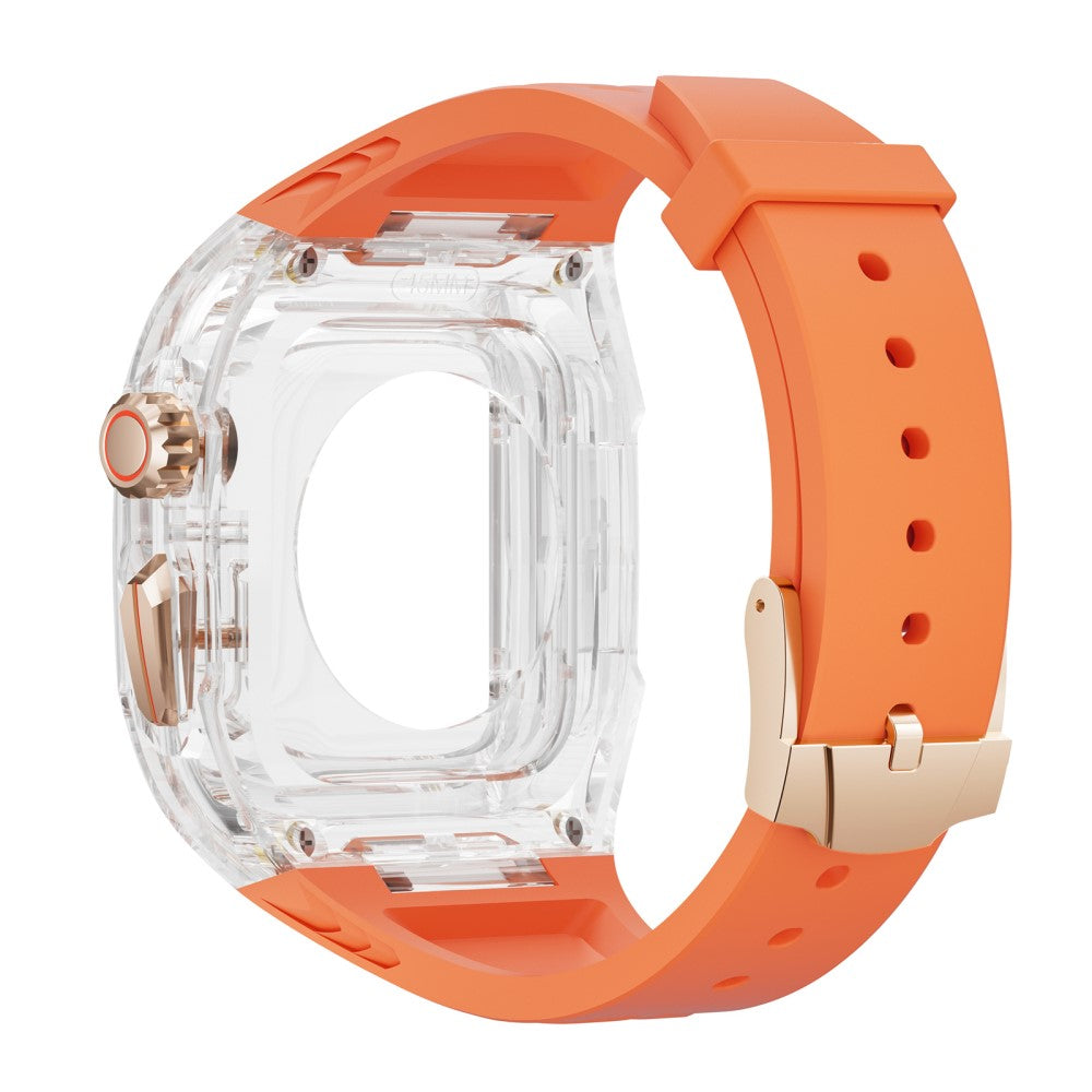 Rigtigt Cool Silikone Universal Rem passer til Apple Smartwatch - Orange#serie_1