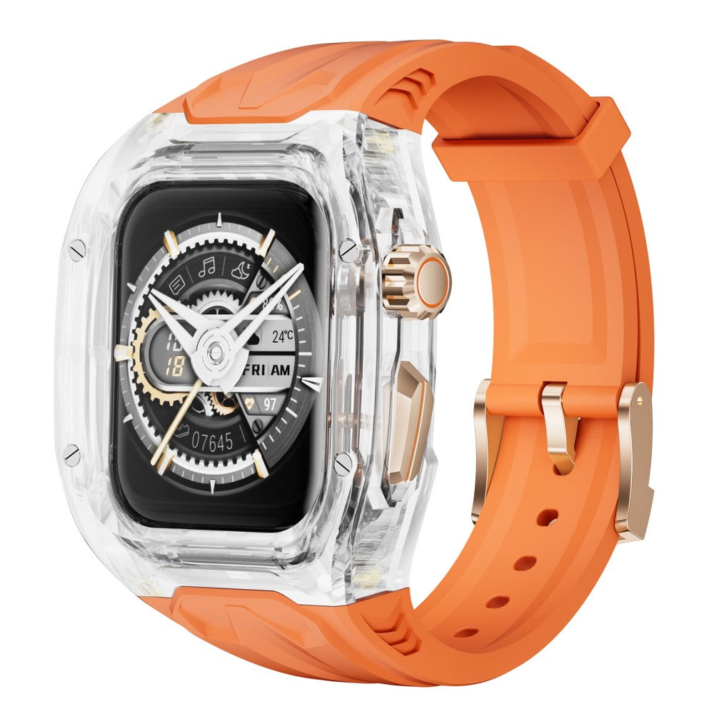 Rigtigt Cool Silikone Universal Rem passer til Apple Smartwatch - Orange#serie_1