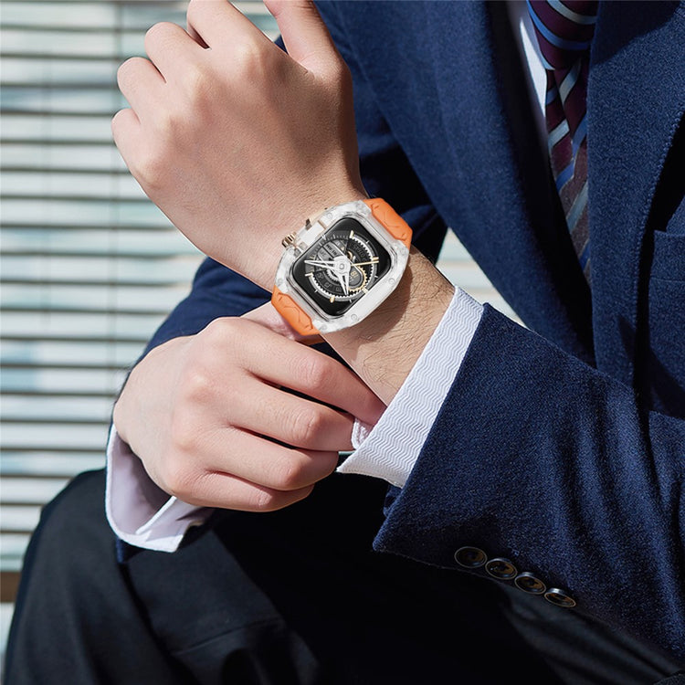 Rigtigt Cool Silikone Universal Rem passer til Apple Smartwatch - Orange#serie_2