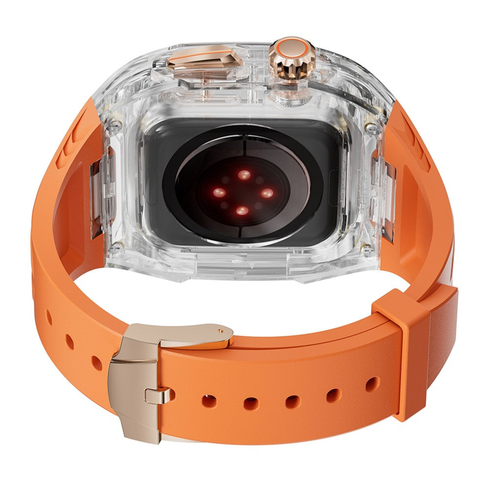 Rigtigt Cool Silikone Universal Rem passer til Apple Smartwatch - Gennemsigtig#serie_3