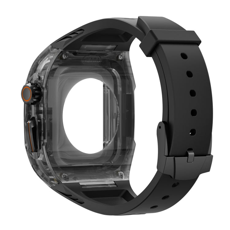 Rigtigt Cool Silikone Universal Rem passer til Apple Smartwatch - Sort#serie_4