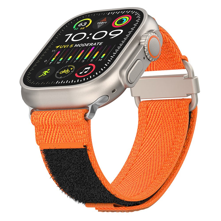 Vildt Skøn Nylon Universal Rem passer til Apple Smartwatch - Orange#serie_2