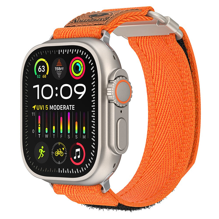 Vildt Skøn Nylon Universal Rem passer til Apple Smartwatch - Orange#serie_2