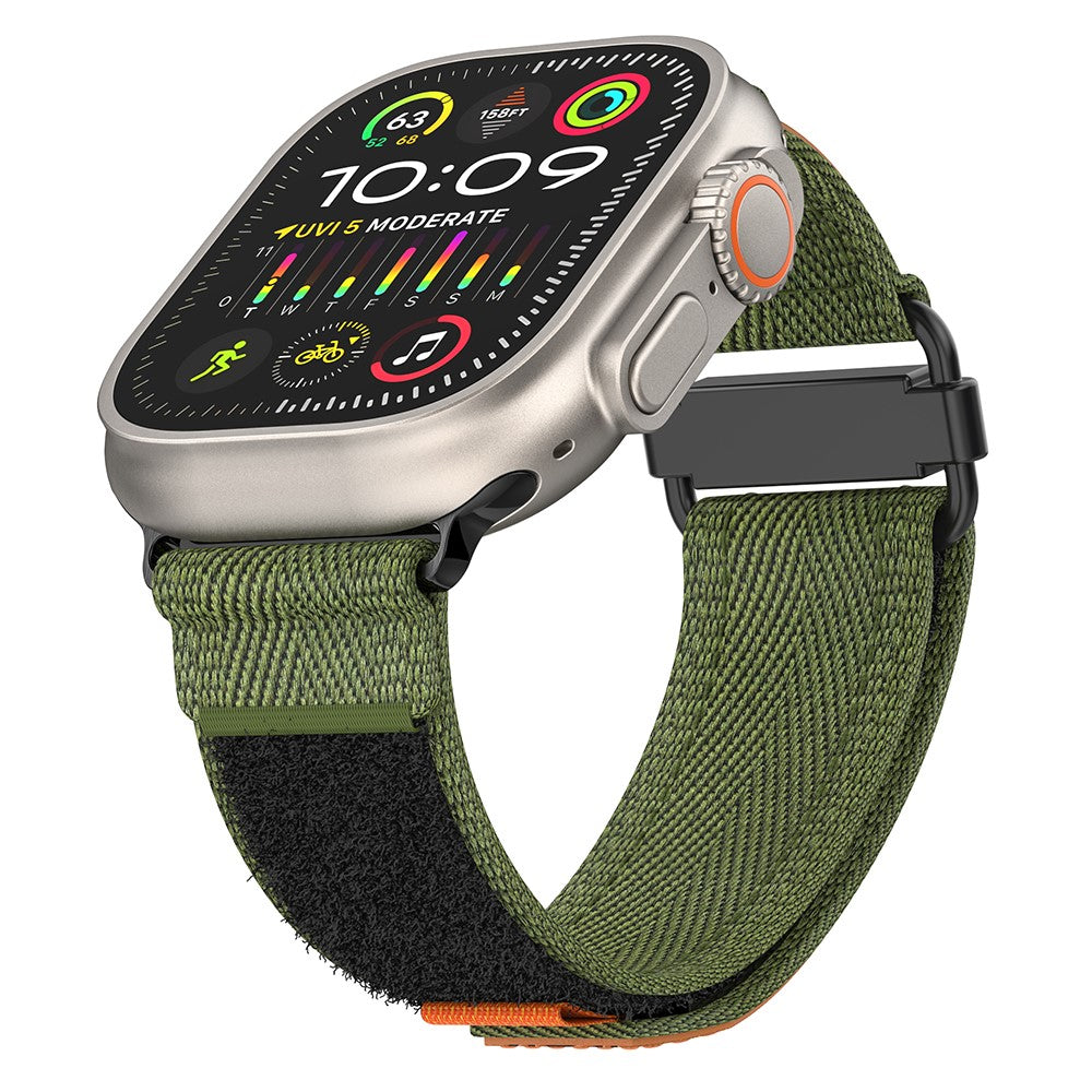 Vildt Skøn Nylon Universal Rem passer til Apple Smartwatch - Grøn#serie_3
