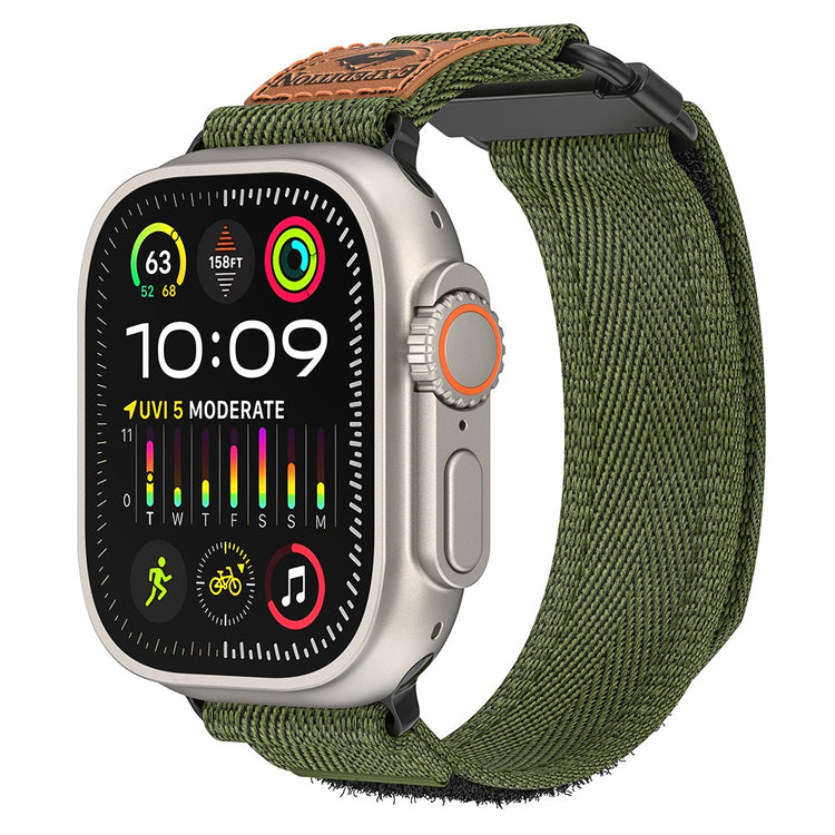 Vildt Skøn Nylon Universal Rem passer til Apple Smartwatch - Grøn#serie_3