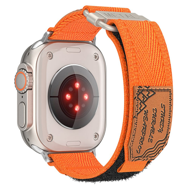Vildt Fed Nylon Universal Rem passer til Apple Smartwatch - Orange#serie_2