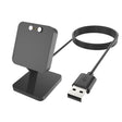 1m Plastik Og Silikone Magnetisk USB Oplader passer til QCY GTS Smartwatch / QCY GTC Smartwatch
