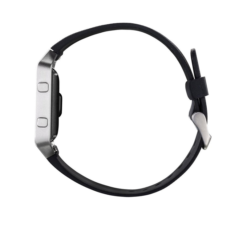 Holdbart Fitbit Blaze Silikone Rem - Sort#serie_3