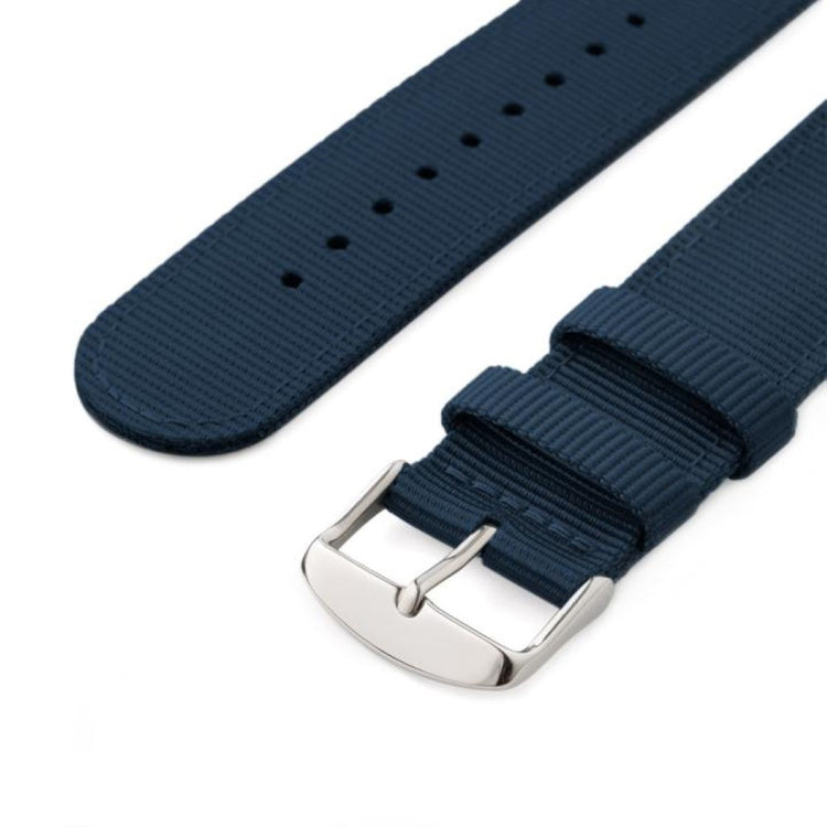 Super godt Pebble Time Round Large Nylon Rem - Blå#serie_c018