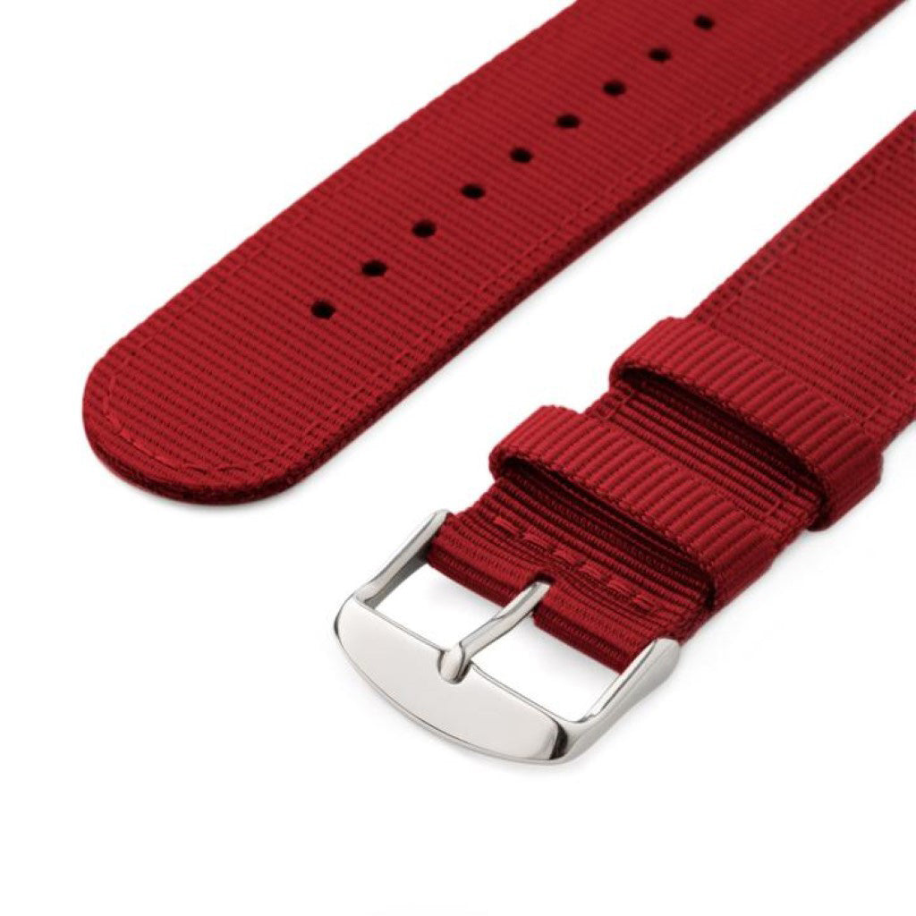 Meget pænt Amazfit Bip Nylon Rem - Rød#serie_c013