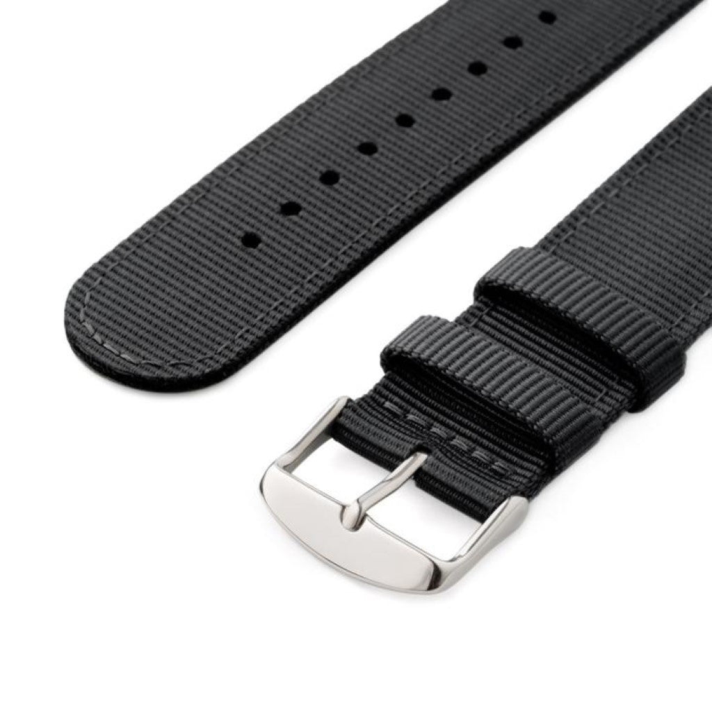 Helt vildt flot Fossil Founder 2.0 Nylon Rem - Sort#serie_d015