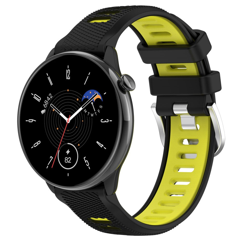 Helt Vildt Smuk Silikone Universal Rem passer til Smartwatch - Gul#serie_8