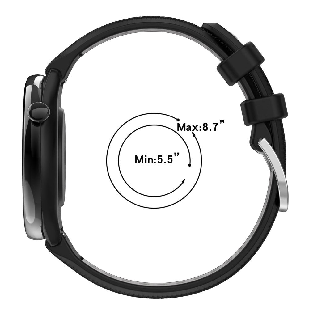 Alle Tiders Silikone Universal Rem passer til Smartwatch - Blå#serie_10