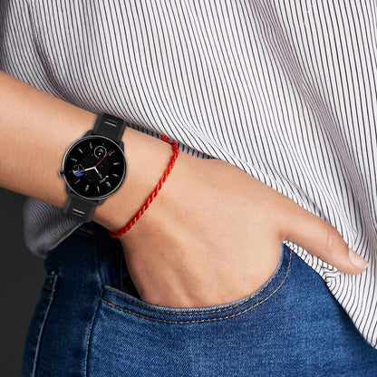 Alle Tiders Silikone Universal Rem passer til Smartwatch - Hvid#serie_11