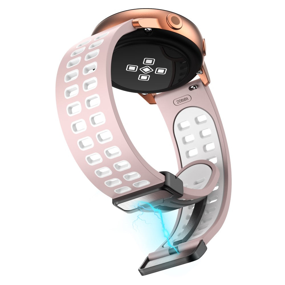 Alle Tiders Silikone Universal Rem passer til Smartwatch - Pink#serie_12