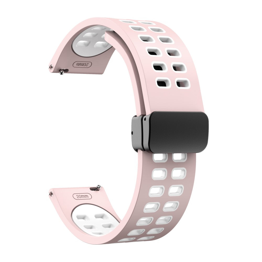 Alle Tiders Silikone Universal Rem passer til Smartwatch - Pink#serie_12