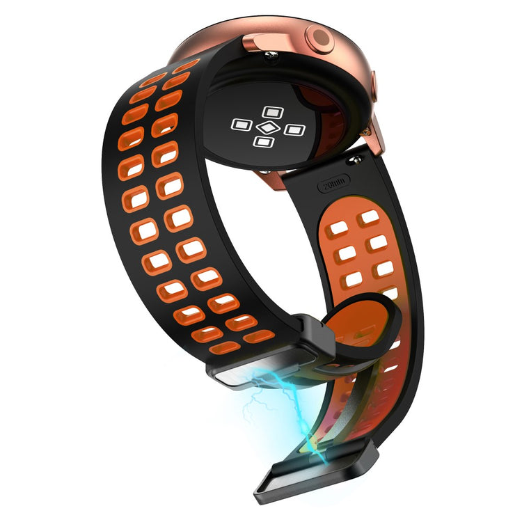 Alle Tiders Silikone Universal Rem passer til Smartwatch - Orange#serie_13