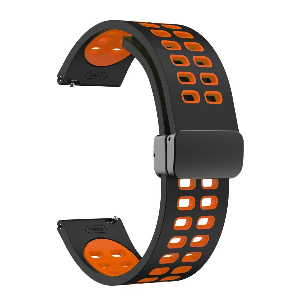 Alle Tiders Silikone Universal Rem passer til Smartwatch - Orange#serie_13