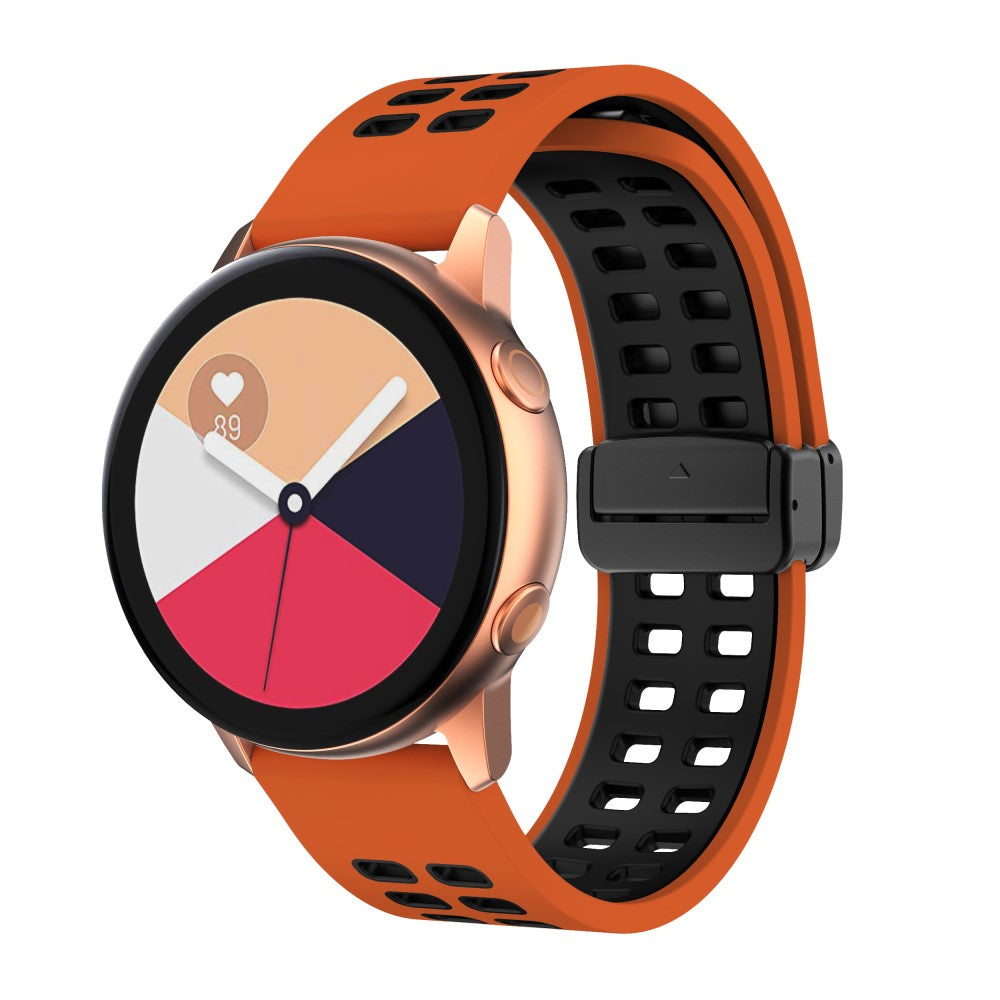Alle Tiders Silikone Universal Rem passer til Smartwatch - Orange#serie_14